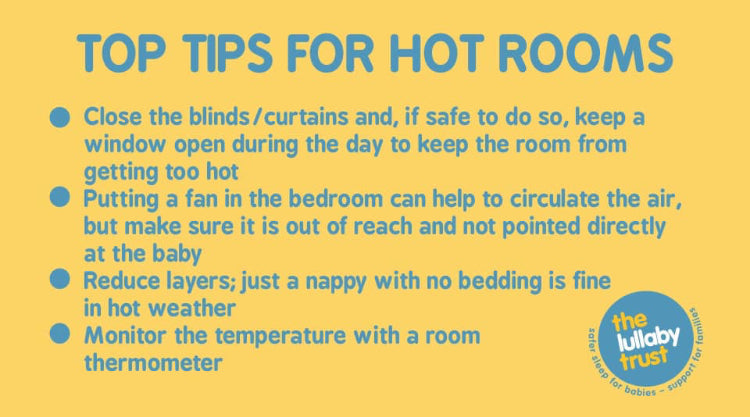 Tips for keeping your babies room cool