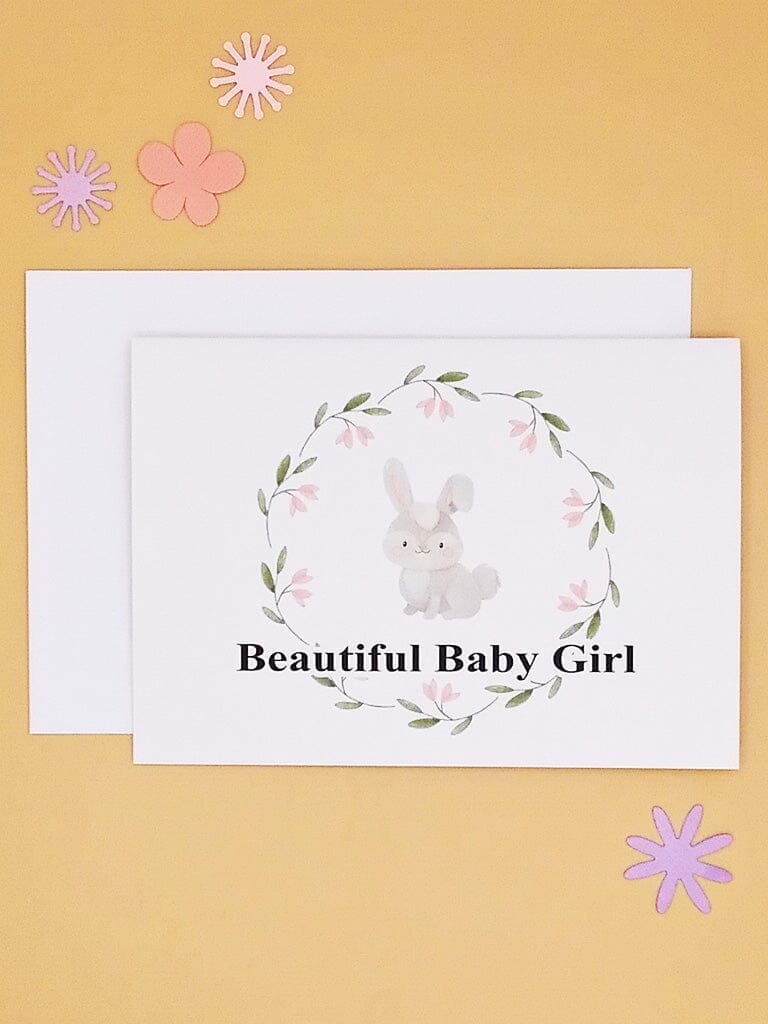 Cards & Message Cards & Gift Wrap Little Mouse Baby Clothing & Gifts Beautiful Baby Girl 