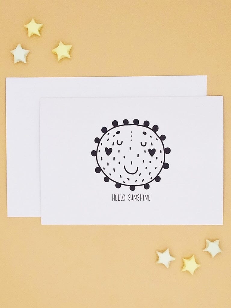 Cards & Message Cards & Gift Wrap Little Mouse Baby Clothing & Gifts Hello Sunshine 