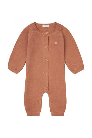 Organic Cotton Play Suit Monrovia - Café Au Lait Cardigan / Jacket Noppies 