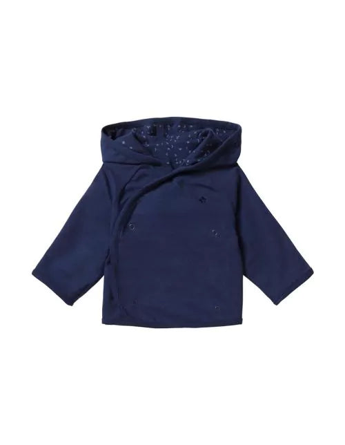 Noppies Reversible Jacket - Navy Iris Organic Cotton Cardigan / Jacket Noppies 