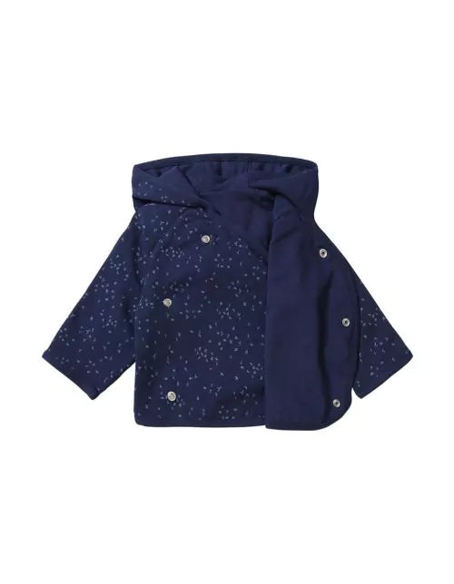 Noppies Reversible Jacket - Navy Iris Organic Cotton Cardigan / Jacket Noppies 