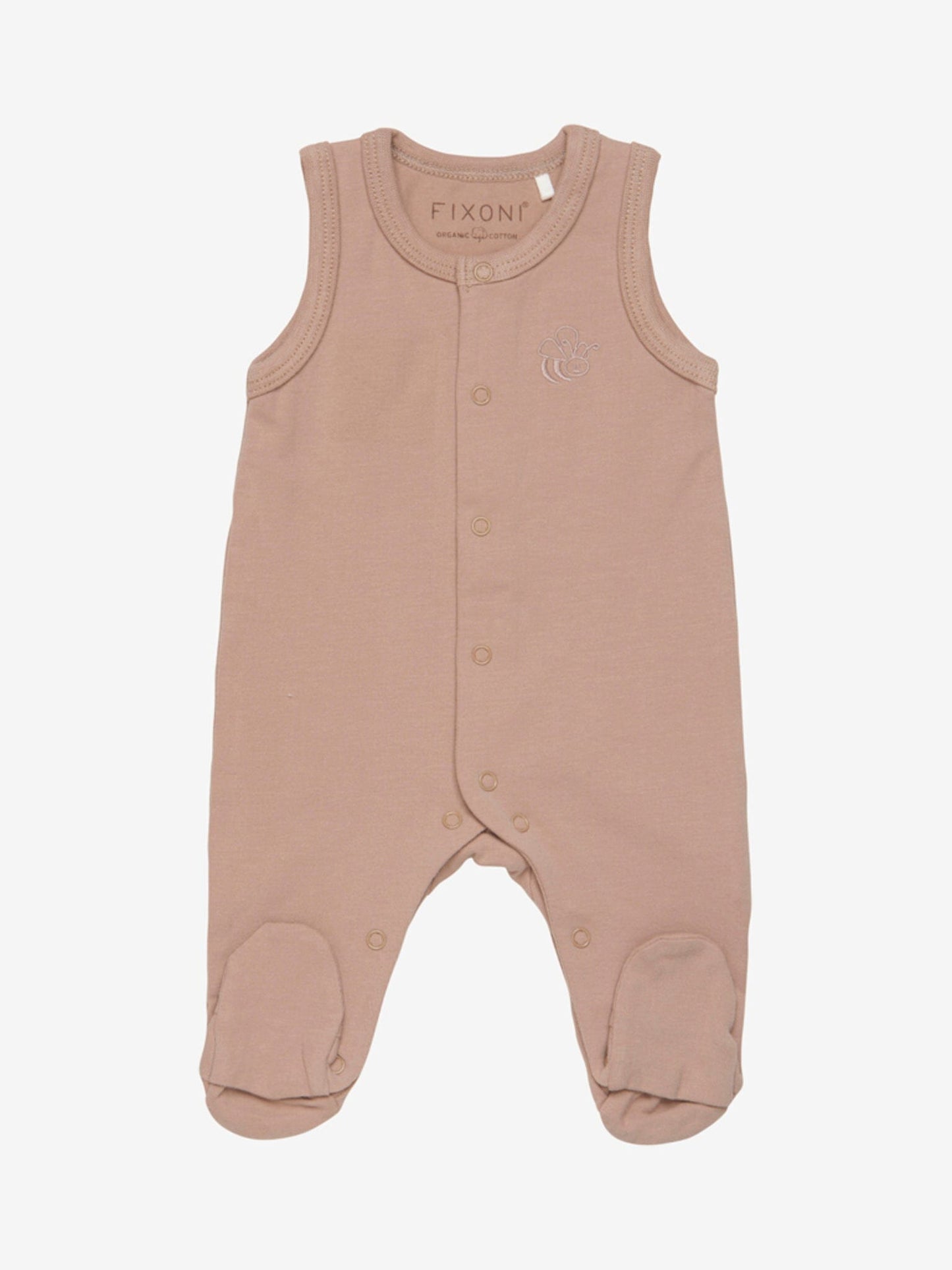 Premature Baby Dungaree - Brown Dungaree Fixoni 