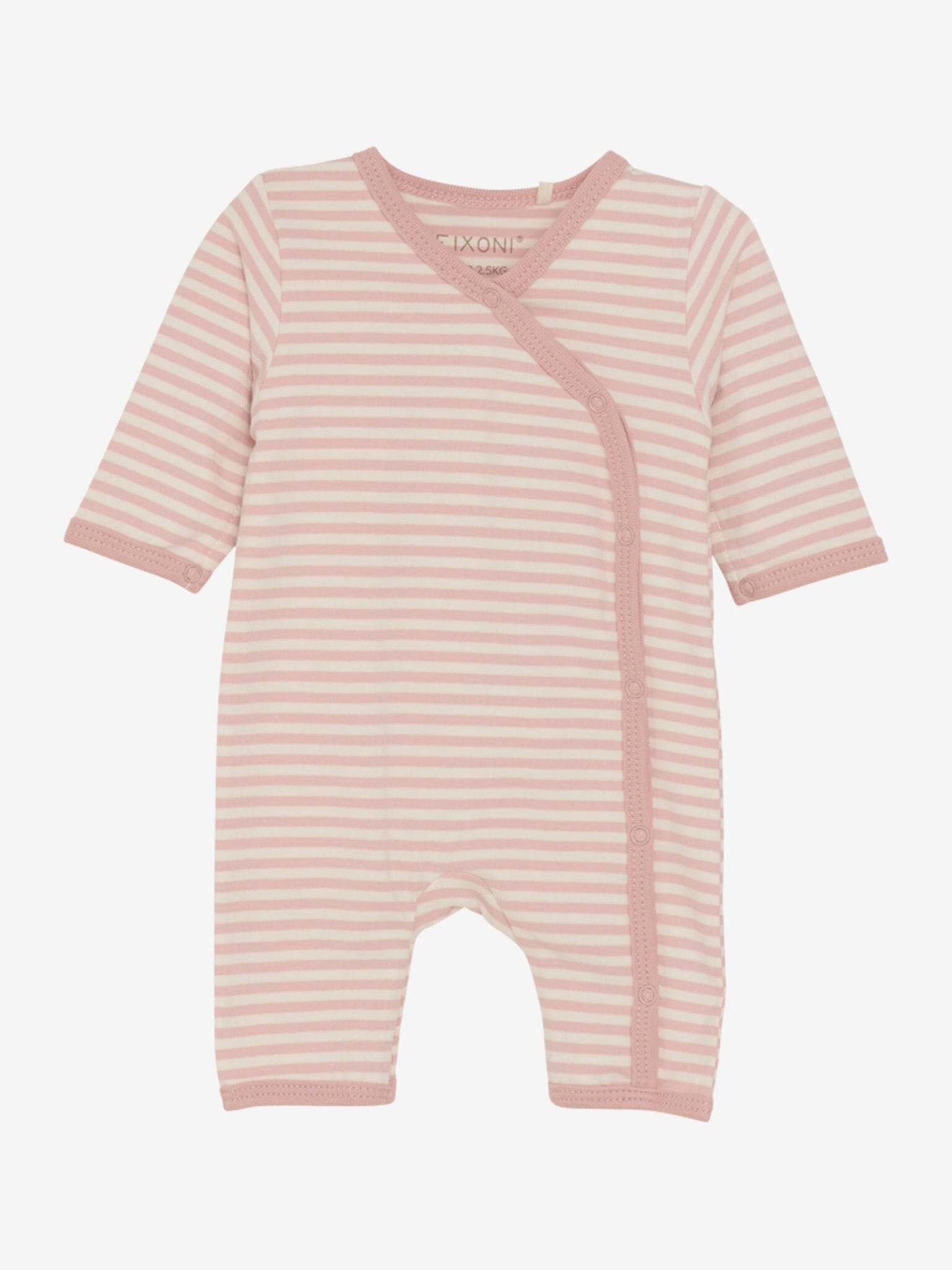 Fixoni PInk Striped Babygrow Sleepsuit / Babygrow Fixoni 