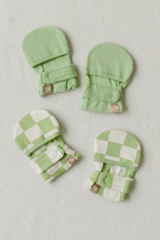 2 Pack - Scratch Mitts - Green Cabana Scratch Mitts Goumikids 