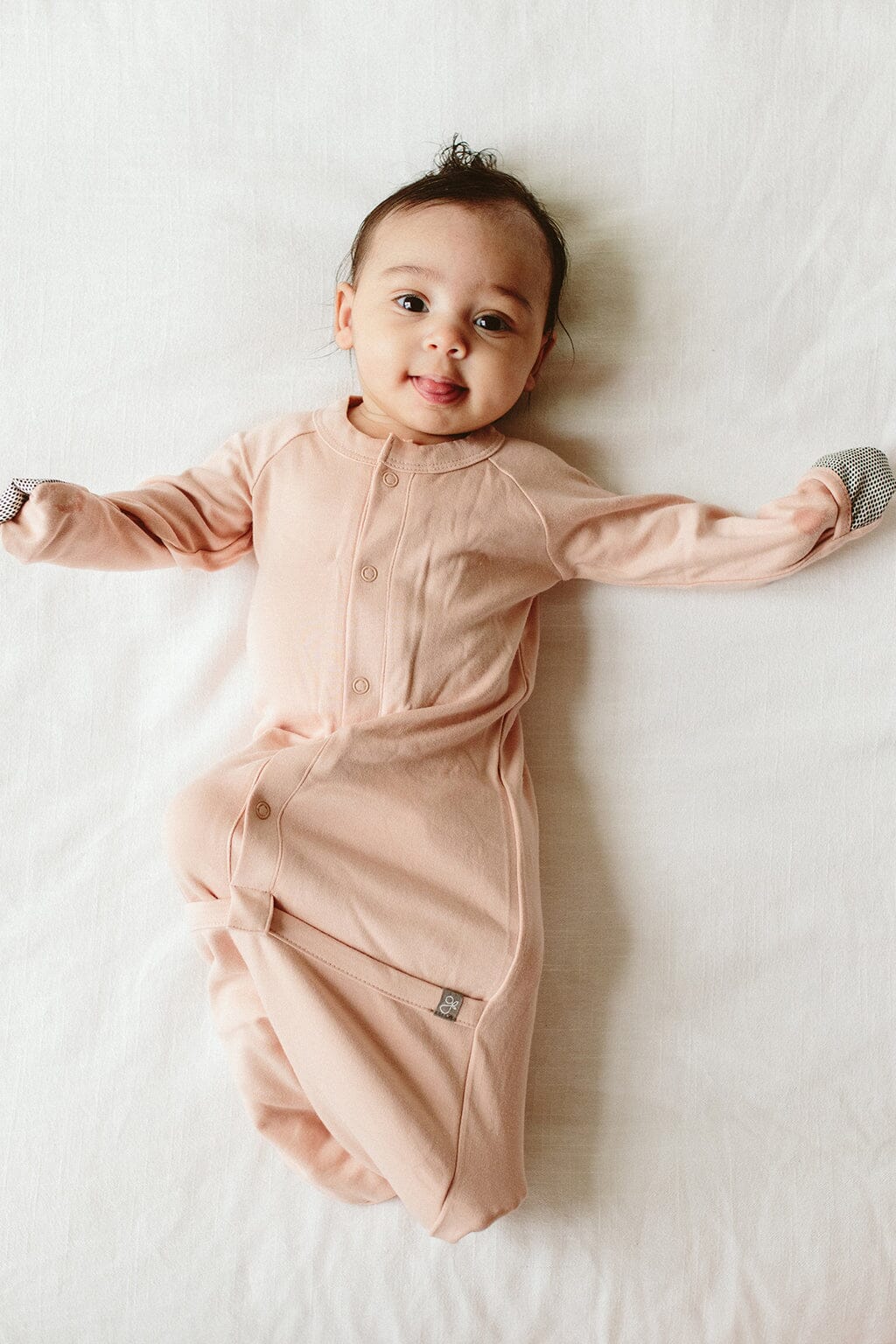 Baby Sleeping Bag / Gown - Dusty Pink Sleeping Bag Goumikids 