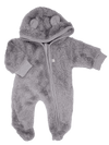 Grey Bear Fluffy Pramsuit Snowsuit / Pramsuit Little Lumps 