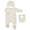 Quilted "Animal" 3 Piece Layette Set Outfit Just too Cute 