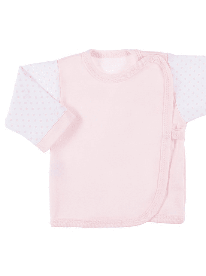 Early Baby Wraparound Top, Pink Top / T-shirt EEVI 