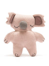 Koala the Sleeping Baby Bear Rattle, Organic - Dusky Pink Rattle Best Years 