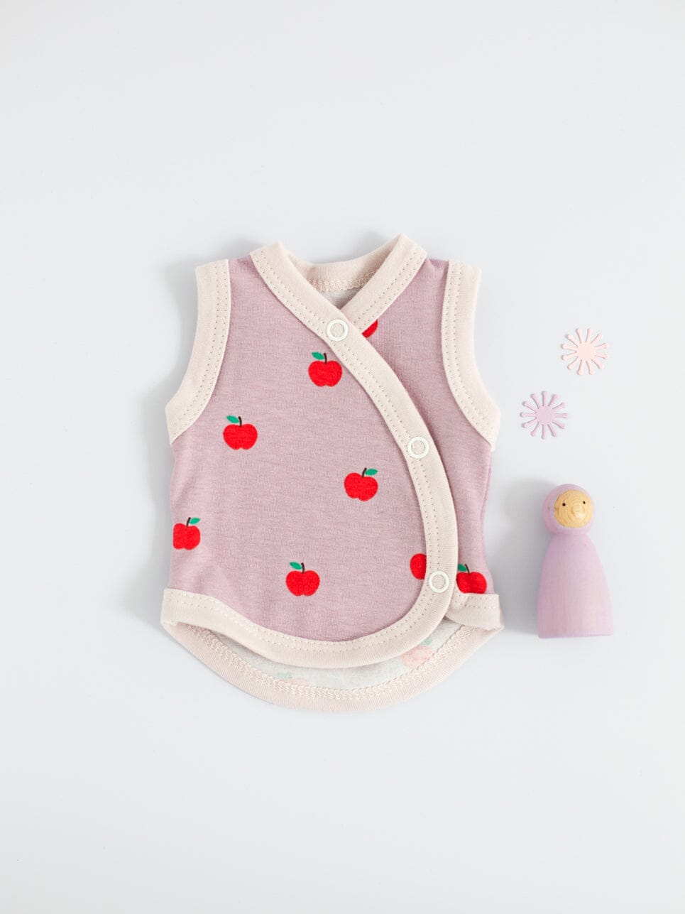 Premature Baby Clothes, Vest, Orchard Bodysuit / Vest Tiny & Small 