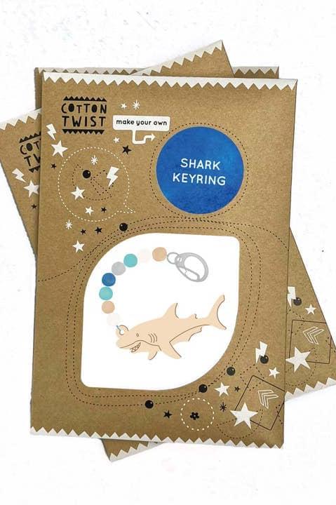 Make Your Own Shark Keyring Sibling Gifts Cotton Twist 