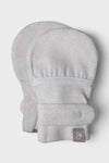 Stay-On Scratch Mittens - Storm Grey Scratch Mitts Goumikids 