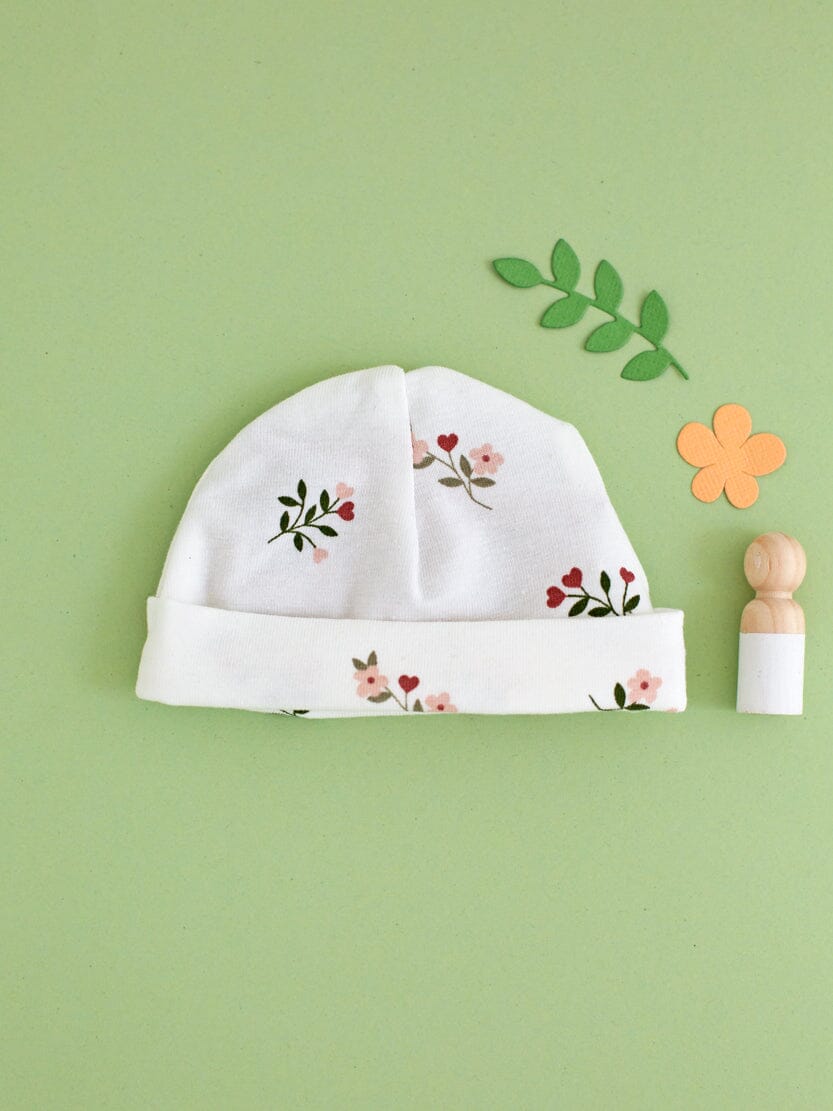Preemie Round Hat, Beautiful Bloom Hat Tiny & Small 