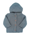 Slate Blue Knitted Baby Jacket Cardigan / Jacket La Manufacture de Layette 