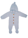 Blue Knitted Suit Snowsuit / Pramsuit My Little Chick 