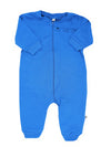 Blue Skull and Crossbones Footless Babygrow Sleepsuit / Babygrow Pippi 