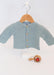 Knitted Sage Green Cardigan Cardigan / Jacket La Manufacture de Layette 