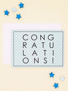 Congratulations, Hearts & Teal - New Baby Card New baby card Little Mouse Baby Clothing & Gifts 