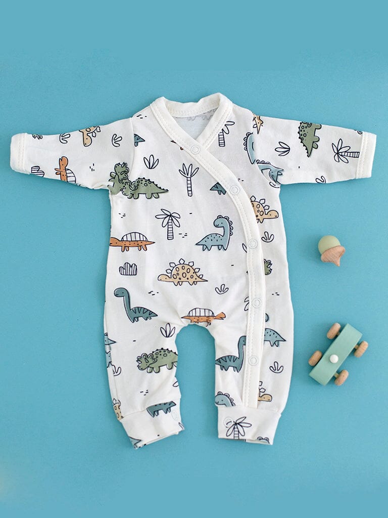 Prem Baby Sleepsuit, Dino Buddies Sleepsuit / Babygrow Tiny & Small 