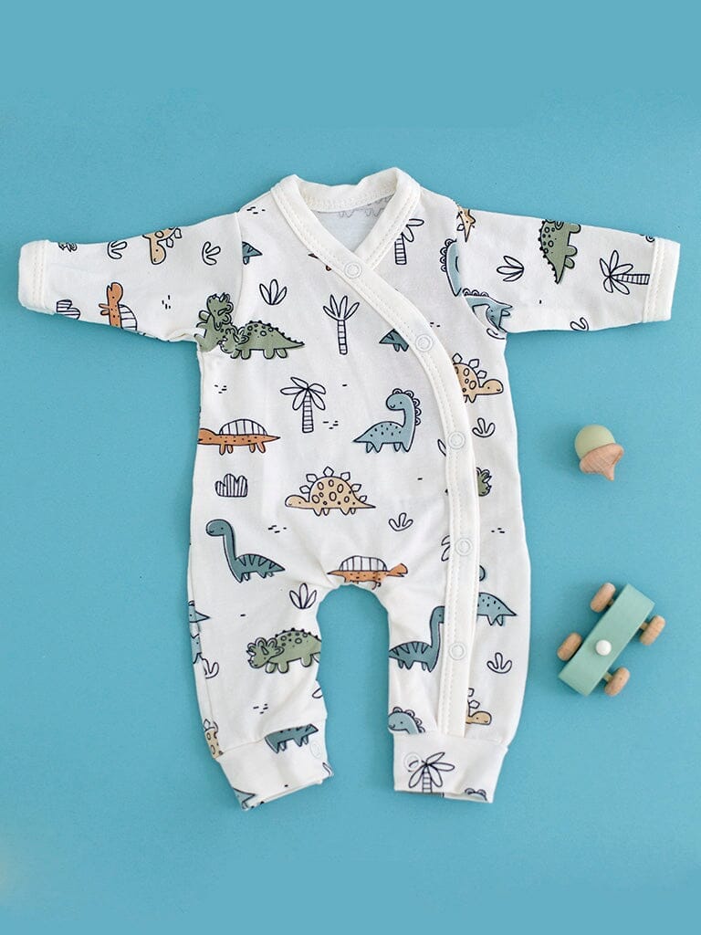 Dinosaur Buddies Gift Box -Sleepsuit, Toy, Muslin & Card Gift Set Tiny & Small 