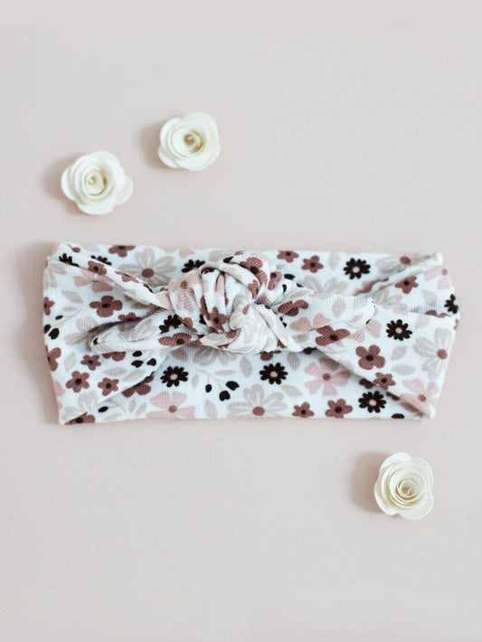 Premature Baby Headband, Ditsy Floral Headband Tiny & Small 