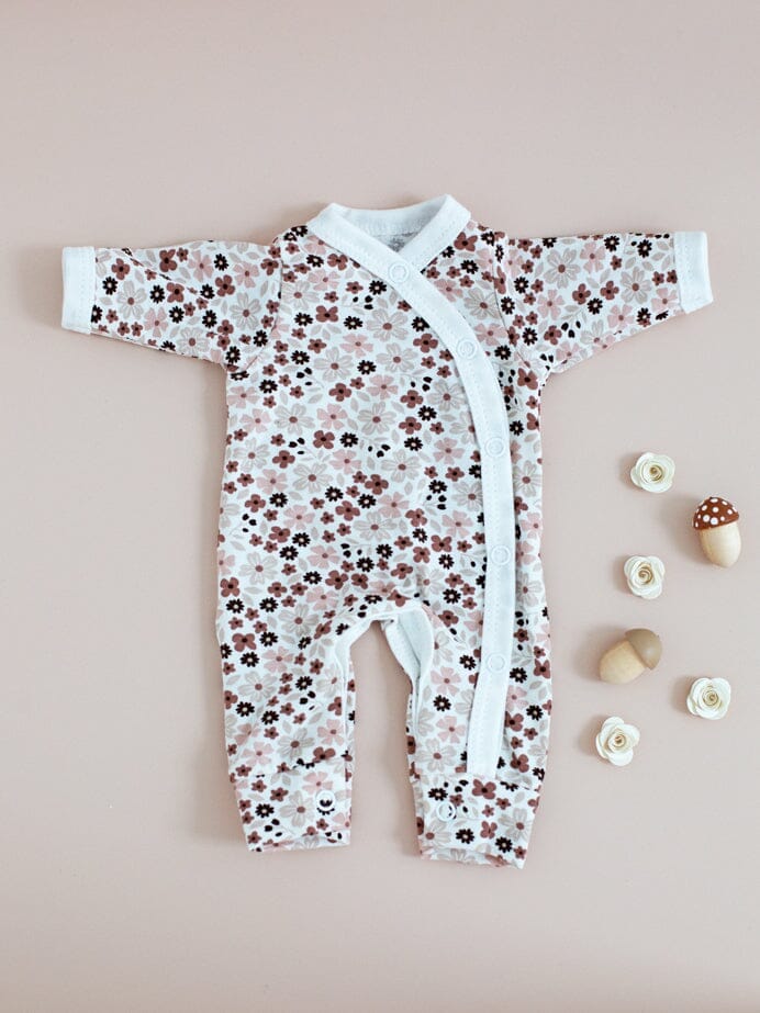 Ditsy Floral Gift Box -Sleepsuit, Toy, Muslin & Card Gift Set Tiny & Small 