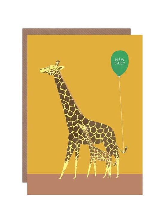 Cards & Message Cards & Gift Wrap Little Mouse Baby Clothing & Gifts New Baby, Giraffe 