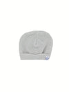 Cotton Knitted Hat - Green/Grey Hat La Manufacture de Layette 