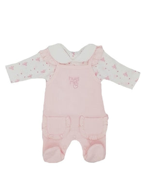 'Hug Me' Dungaree Set Dungaree Tiny Chick 