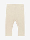 Ribbed Ecru Trousers Trousers / Leggings Fixoni 