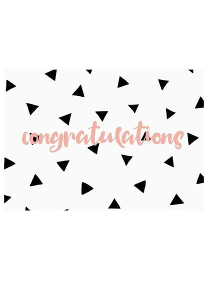 Cards & Message Cards & Gift Wrap Little Mouse Baby Clothing & Gifts Triangle Drops, Congratulations 