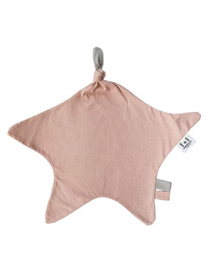 Dusky Pink & Grey Star Shaped Comforter: GOTS Comforter Summerville 