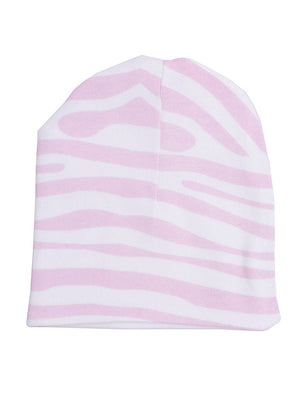 Organic Premature Baby Hat - Pink Animal Print Hat Summerville 