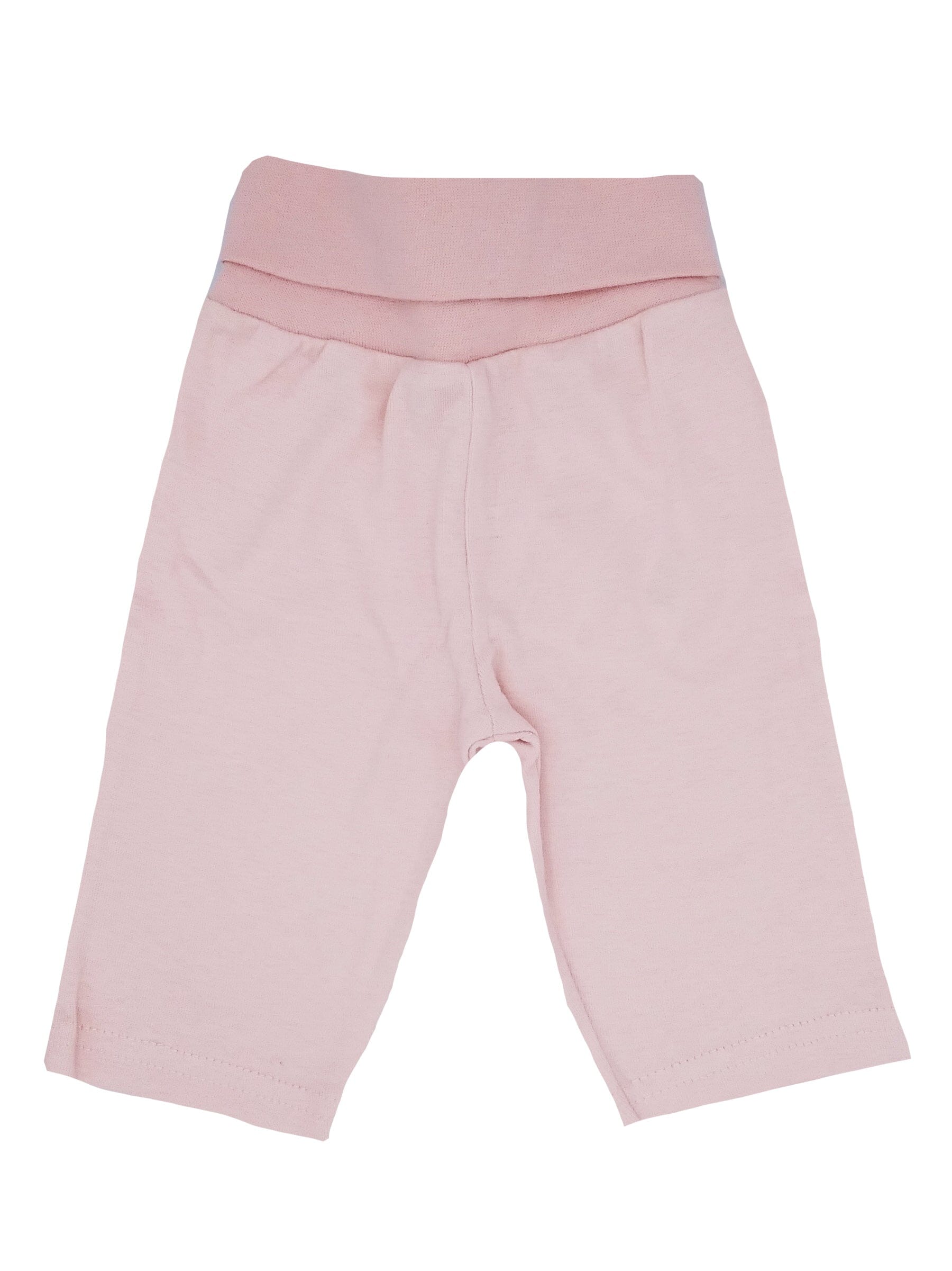 Organic Rolled Waist Trousers - Pink - Trousers / Leggings - Under The Nile