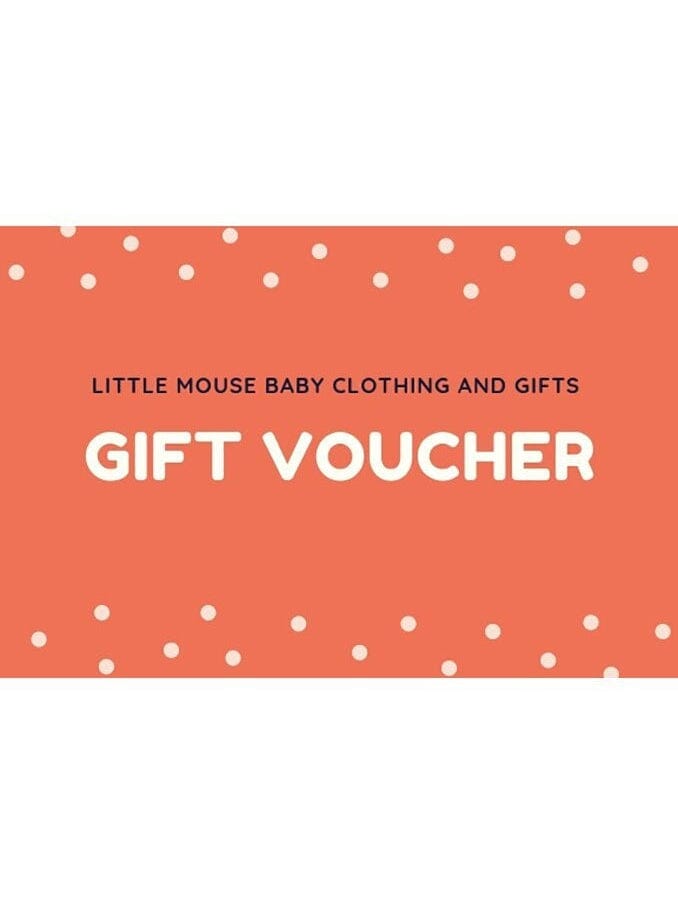 Email Gift Card (£10-£100) Voucher Little Mouse Baby Clothing & Gifts Ltd 