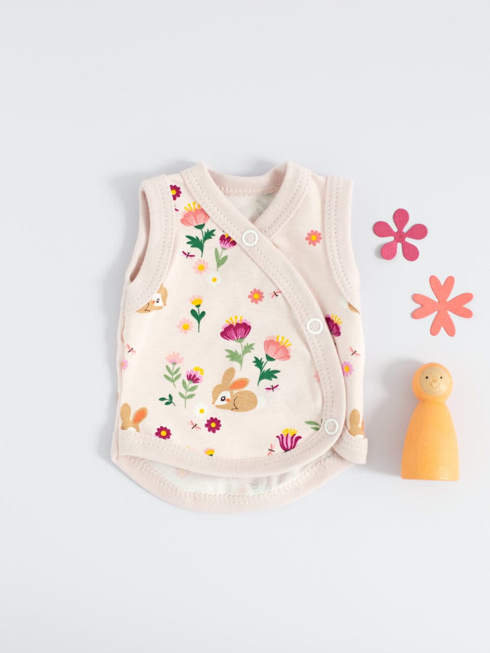 Premature Baby Vest, Cottontail Bodysuit / Vest Tiny & Small 
