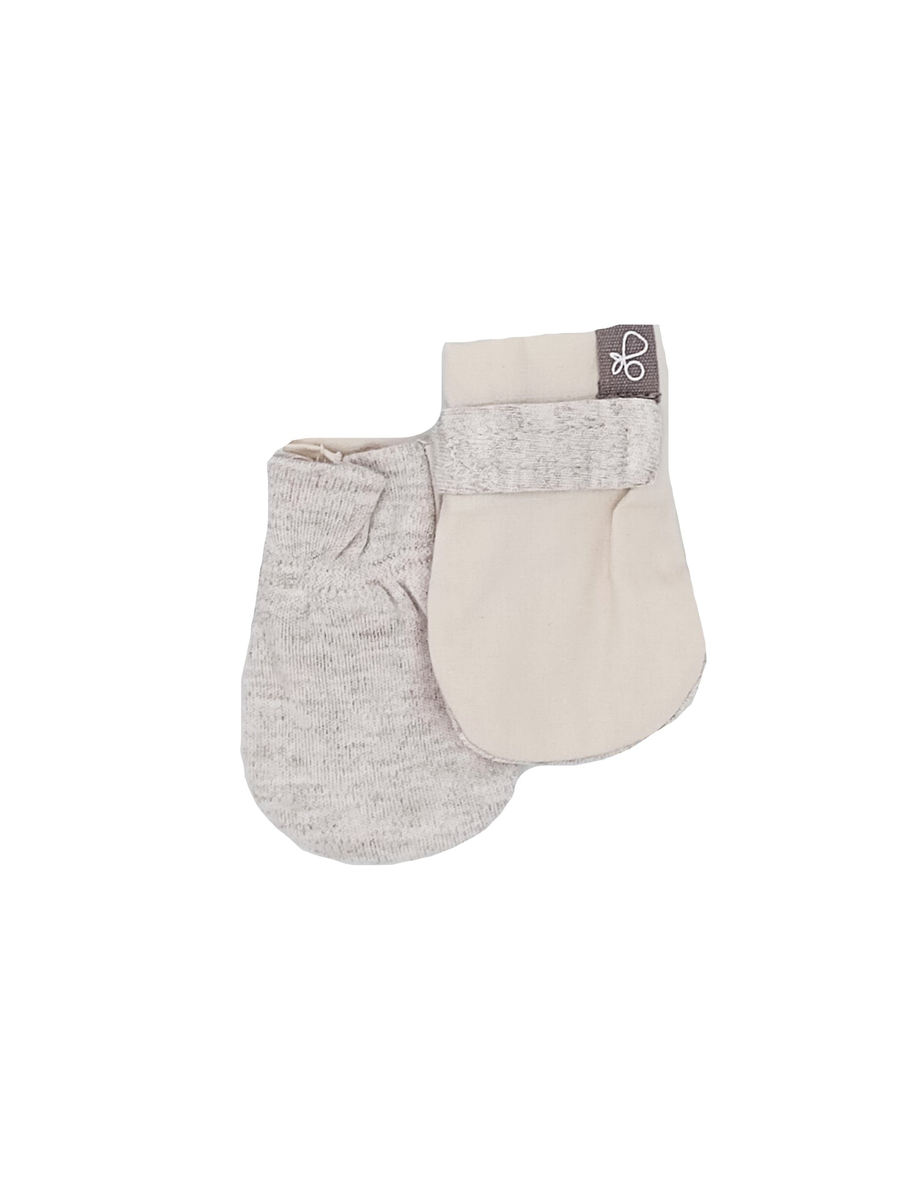 Prem Stay-On Scratch Mittens - Storm Grey Scratch Mitts Goumikids 