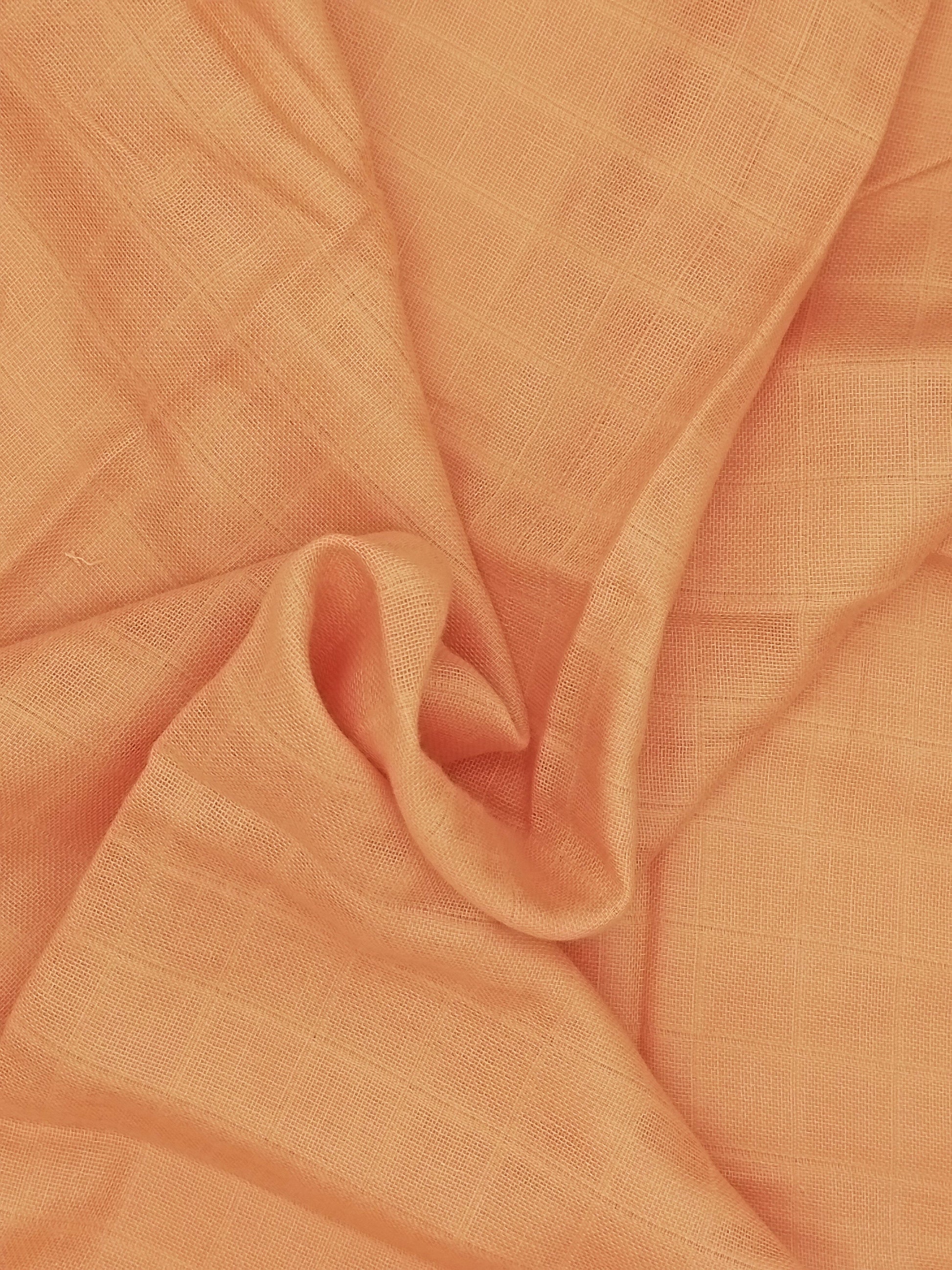 100% Pure Cotton Muslin - 70cm x 70cm - Terracotta Muslin Muslinz 