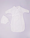 Funeral Gown, White Bereavement gown Tiny & Small 