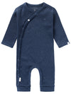 Premium Organic Ribbed Navy Sleepsuit Sleepsuit / Babygrow Noppies 