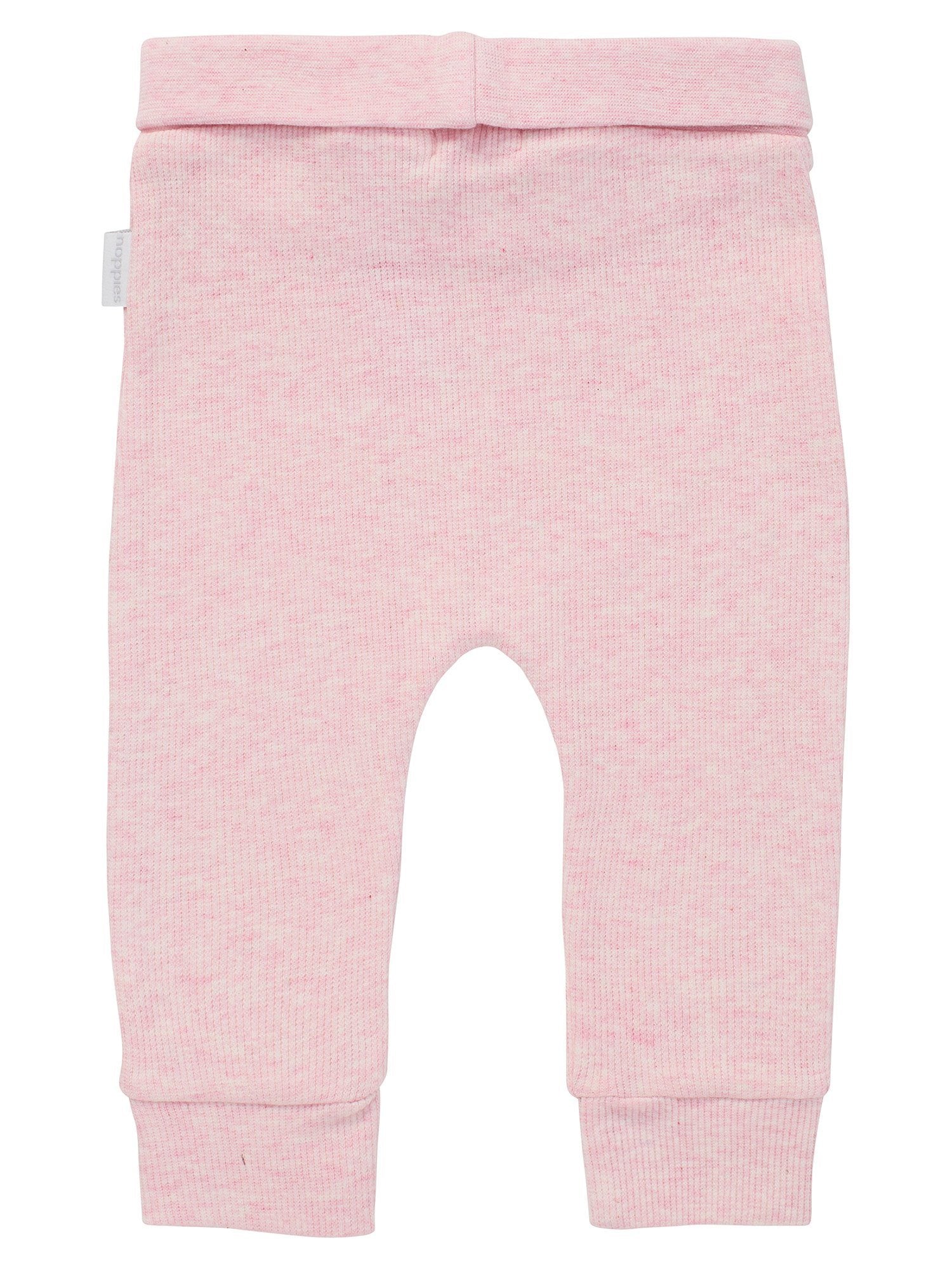 Luxury Organic Ribbed Trousers - Pink Trousers / Leggings Noppies 