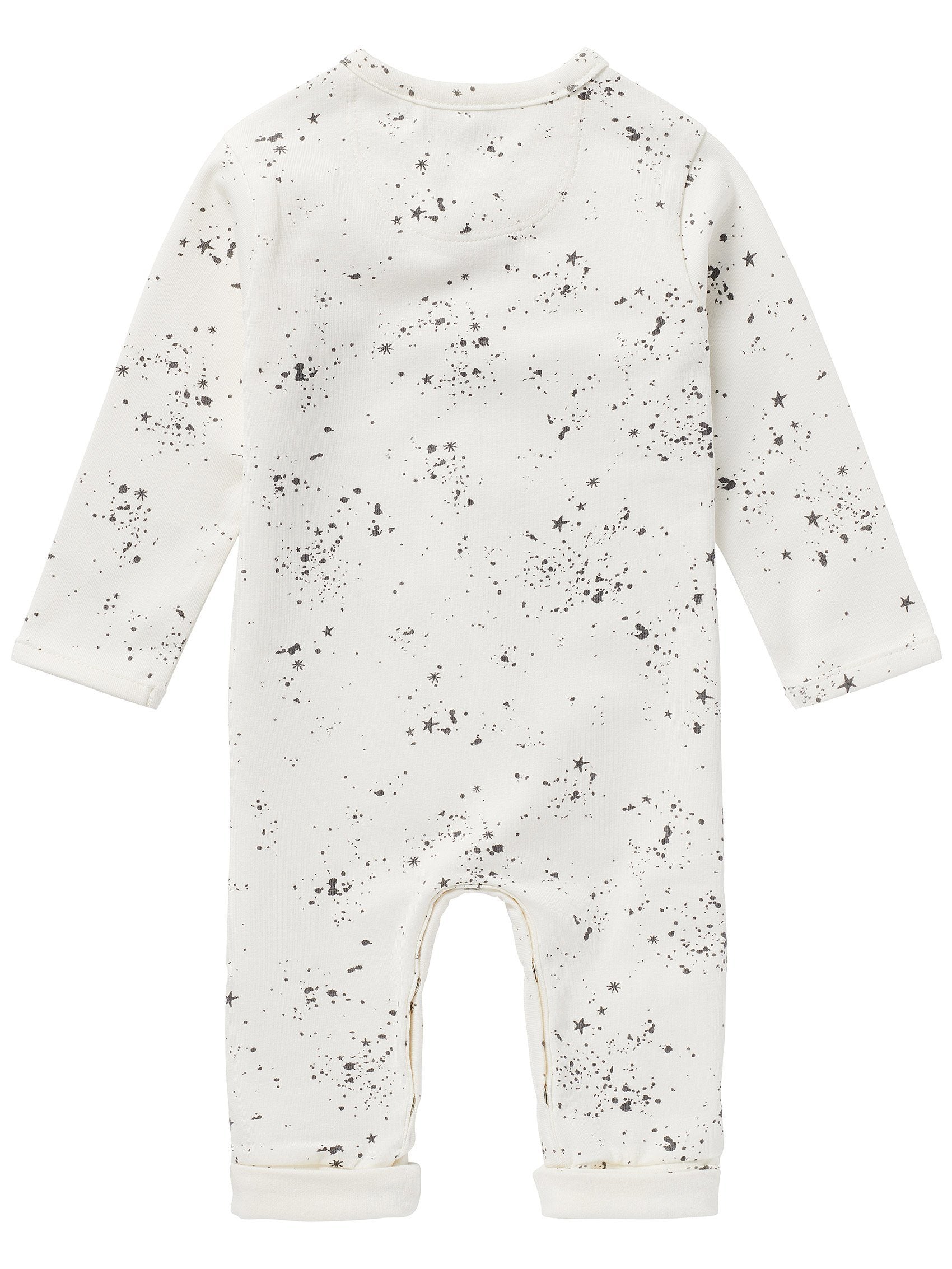Night Sky Footless Sleepsuit - Cream White Sleepsuit / Babygrow Noppies 