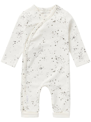 Night Sky Footless Sleepsuit - Cream White Sleepsuit / Babygrow Noppies 
