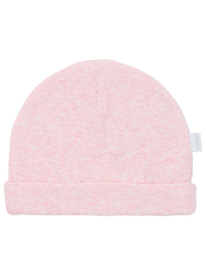 Luxury Organic Ribbed Hat - Pink Hat Noppies 