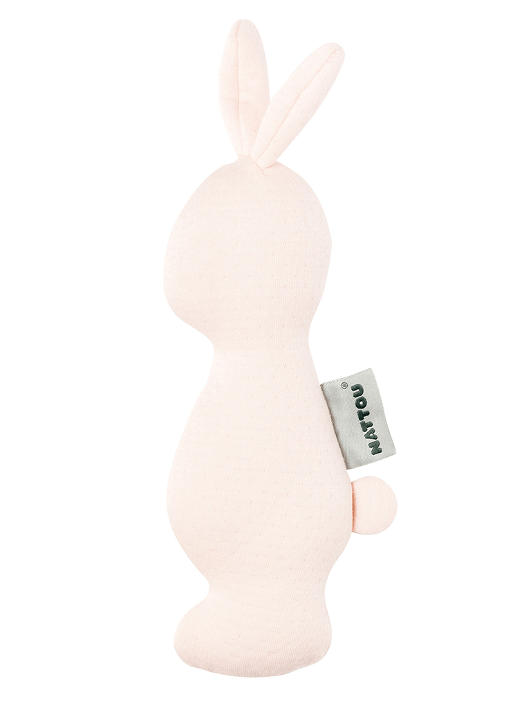 Nattou Pure Bunny Rattle / Toy - Pink Rattle Nattou 