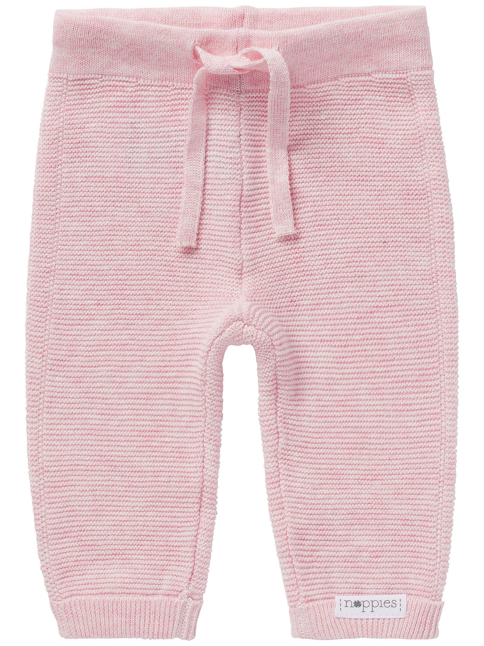 Pink Knitted Trousers - Organic Cotton Trousers / Leggings Noppies 