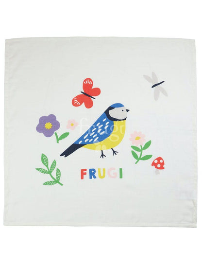 Organic Cotton Floral Bird Muslin 2 Pack by Frugi Muslin Frugi 