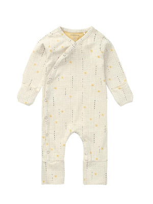 Organic Sunny Sleepsuit with integrated Scratch Mitts Sleepsuit / Babygrow Noppies 