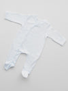 GOTS Certified Premature Baby Sleepsuit - White Sleepsuit / Babygrow Isaac Anthony 